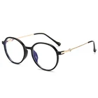Популярные Прозрачные очки для чтения с защитой от синего света светильник легкие ретро простые антирадиационные оптические очки для дальнозоркости