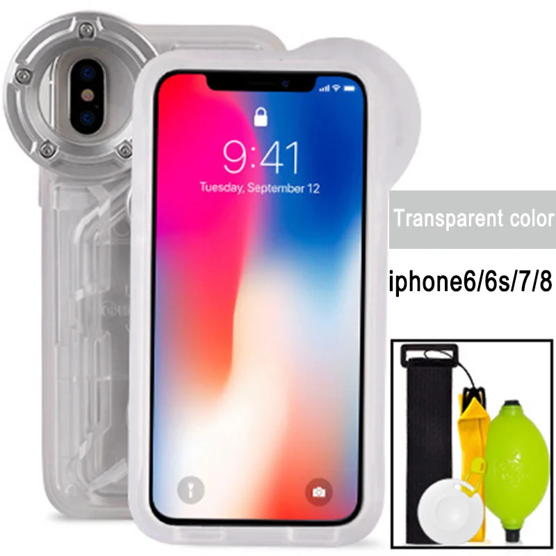 Водонепроницаемый чехол для телефона с HD камерой дайвинга крепкий