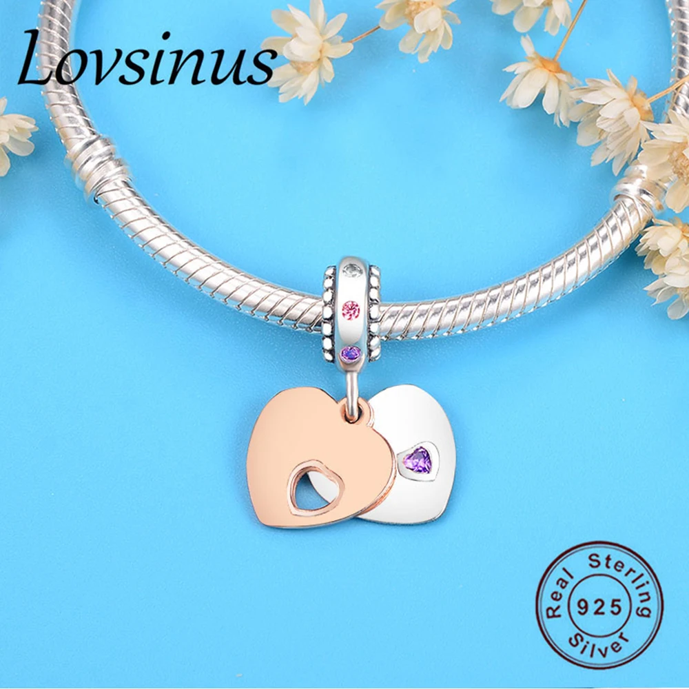 Женское ожерелье из серебра 925 пробы с подвеской в виде сердца | Украшения и