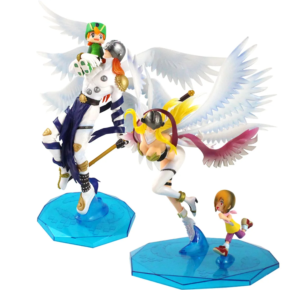 Фигурка аниме Digimon Adventure Angemon Angewomon фигурка Такаши Ягами Хикари волчмон тадмон