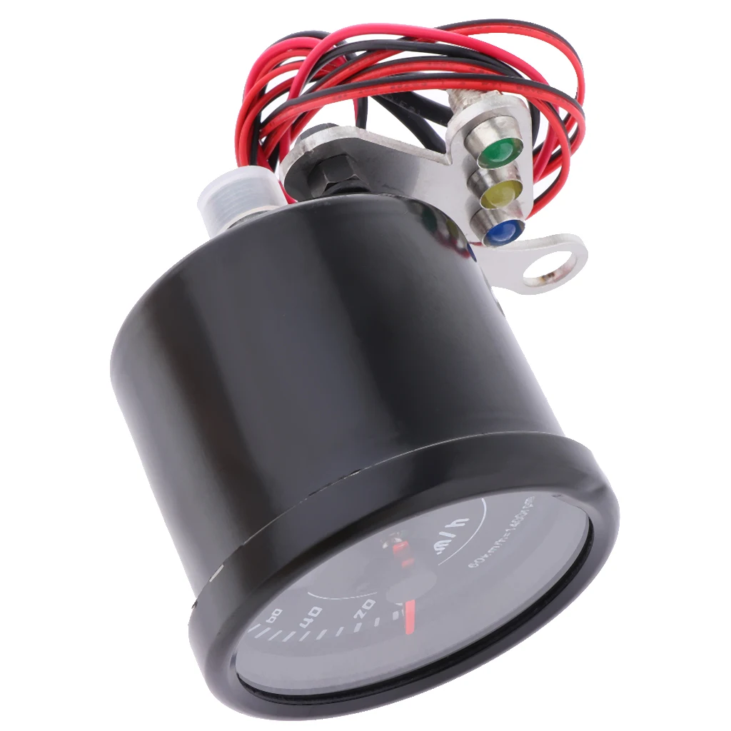 Универсальный цифровой мотоцикл ЖК экран Спидометр Одометр техометр датчик