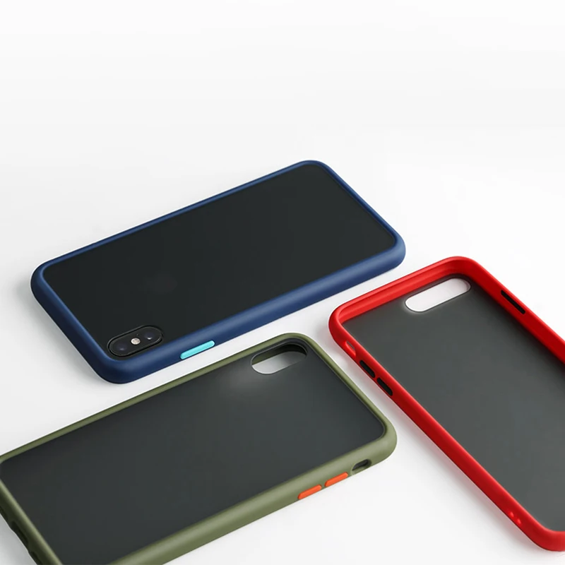 

Phone Shell For Iphone X/XS Anti-Fall All-Inclusive Smartphone Cover Silicone Protective Shell Matte Covers For Iphone XS MAX