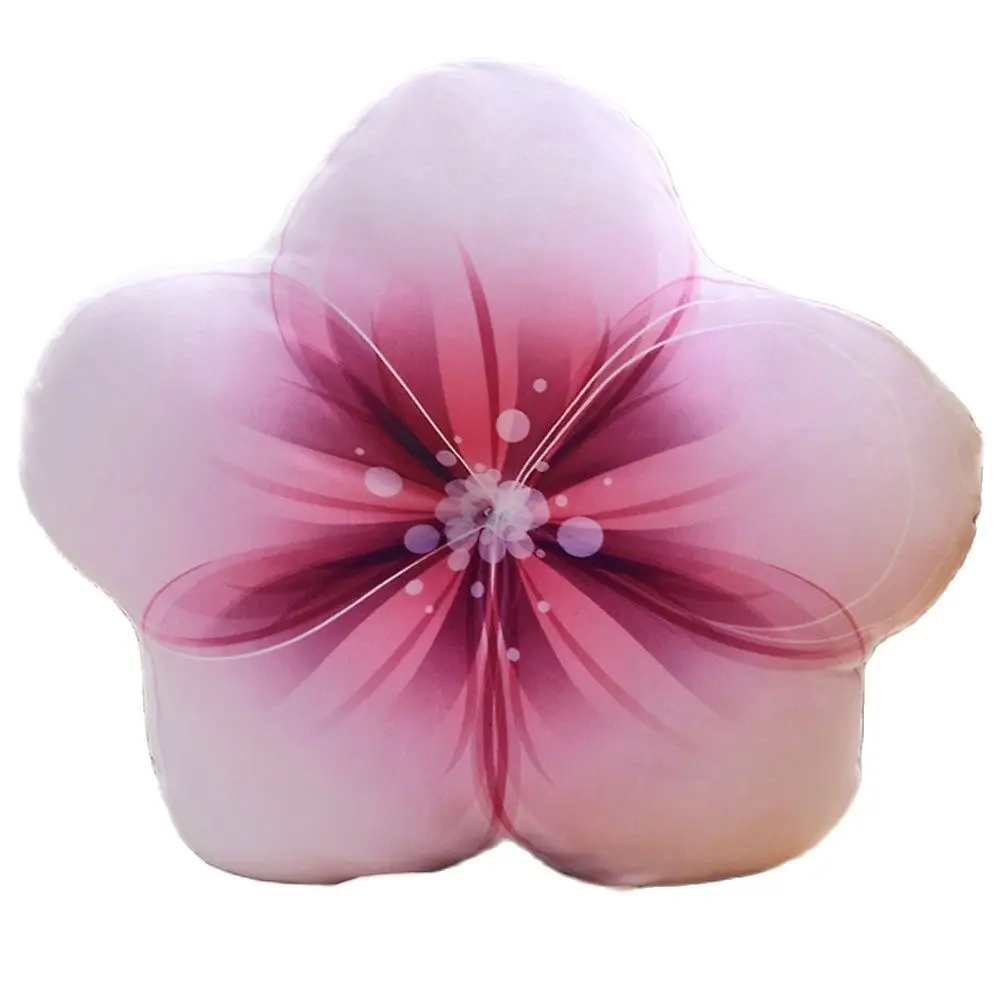 Творческое моделирование 3D цветок и листьев дерева плюшевая игрушка для дивана