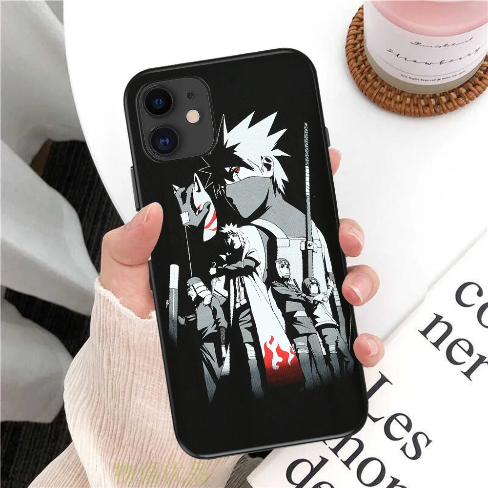 anime naruto itachi phone case for iphone 6 7 8 plus 11 12 13 pro max se2020 x xr xs phone cover back shell toys for kids gift free global shipping