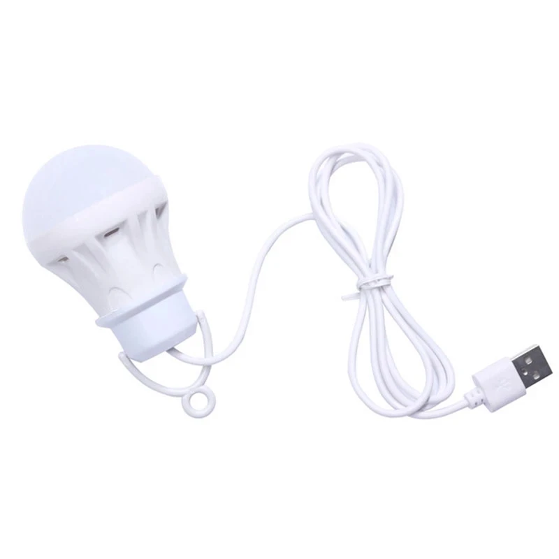 

Portable LED Mini Bulbs 5V USB Power Camping Lamp Book Reading Lights Student Study Table Light