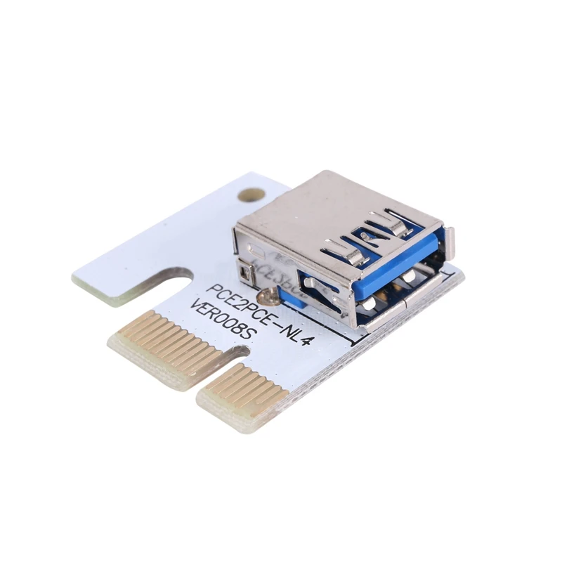 8X USB 3.0 Pcie PCI-E Express 1X To 16X GPU Extender Riser Card Adapter | Компьютеры и офис
