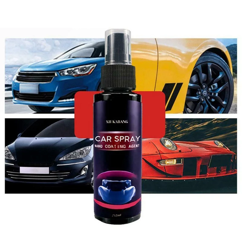 

100ml Car Scratch Cloth Tire-wheel Repair Remover Nano Hydrophobic Polish Paint Wax Strong Spray Car Interior Cleaning Tool