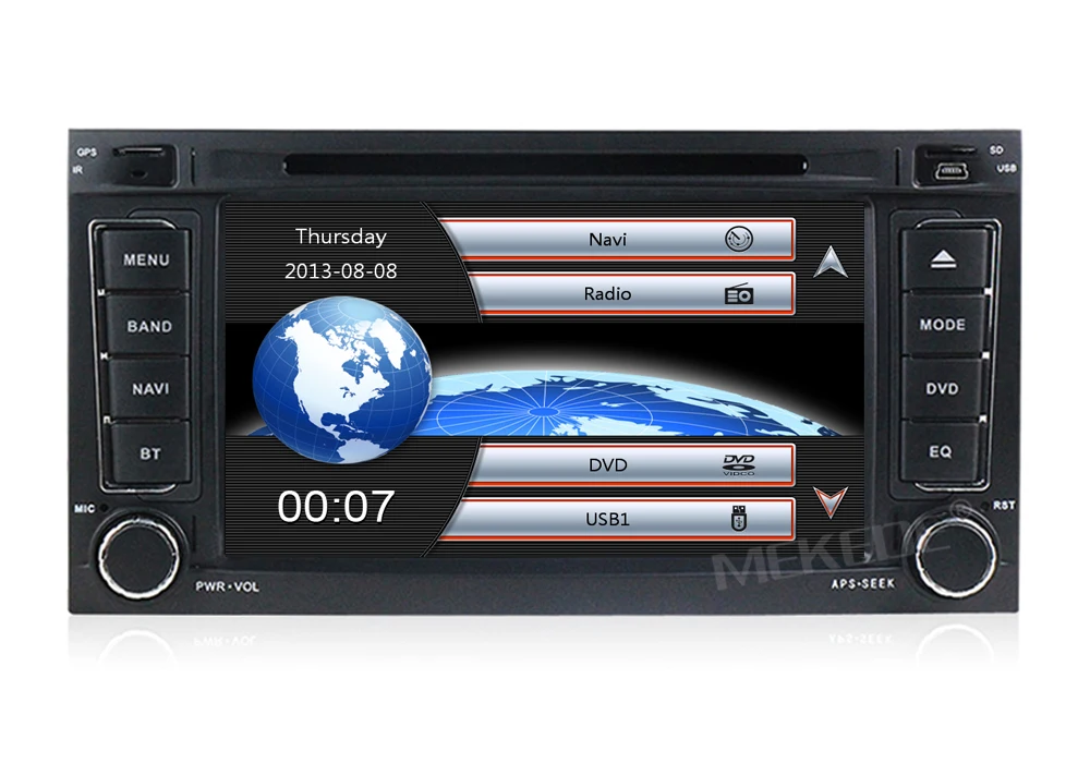 Два Din 7 дюймов Автомобильный dvd-плеер для Touareg/Volkswagen с Canbus радио gps навигация Bluetooth 1080P Ipod бесплатные карты
