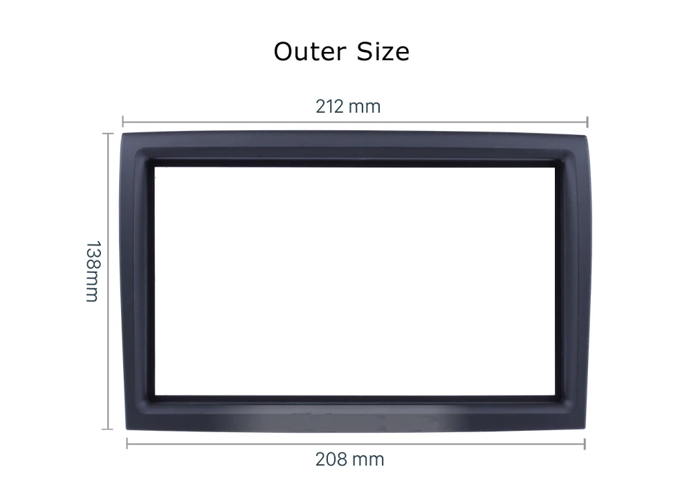 2DIN Автомобильная панель Fascia Для CITROEN Jumper Relay / PEUGEOT Boxer FIAT Ducato 2006 + переходник для