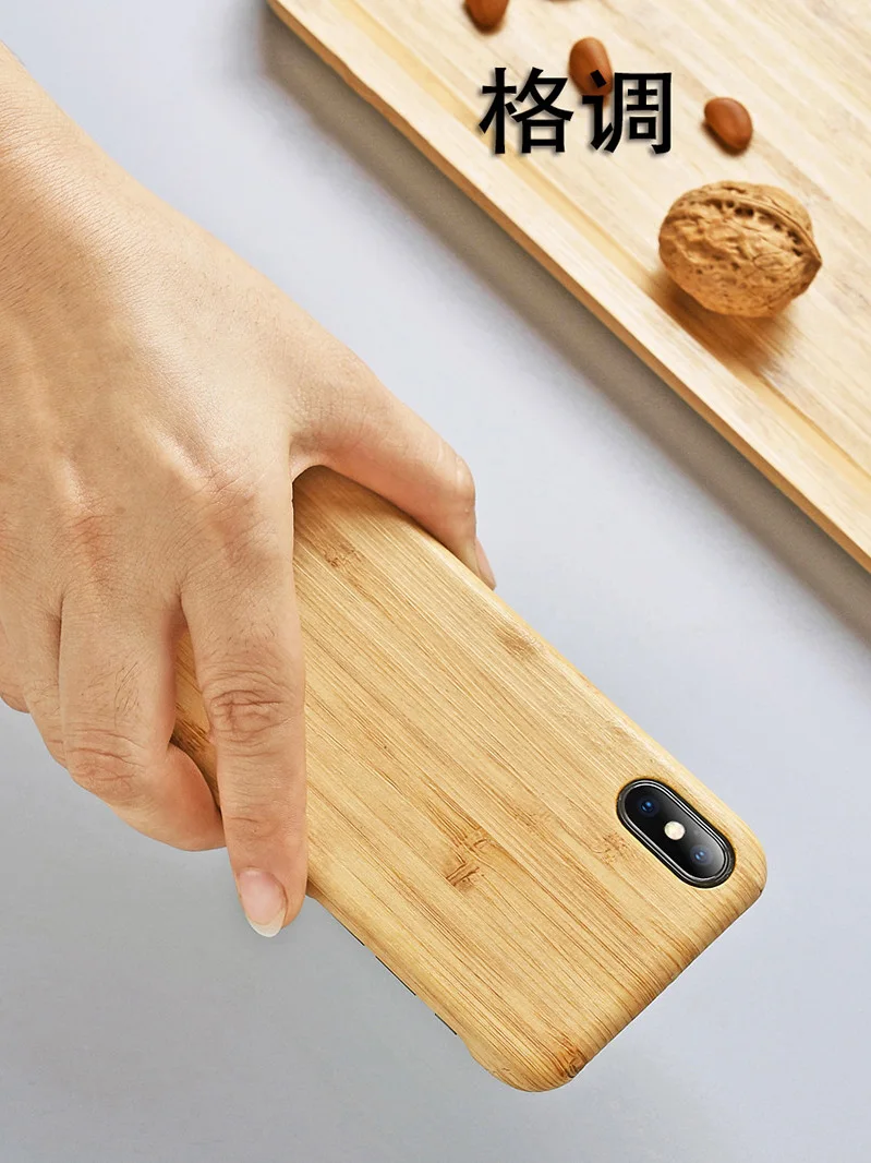 

Native nature real Bamboo Phone Case For Iphone 11 Pro Max XS MAX XR XS X Cover