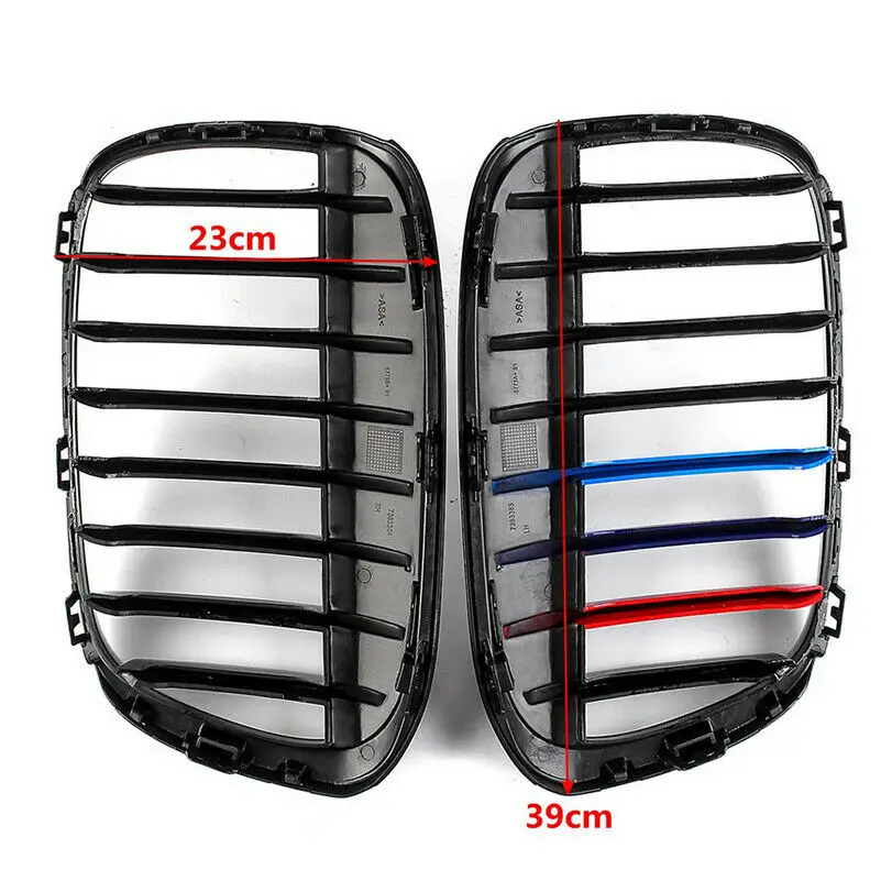 

M-Color Glossy Black Front Car Kidney Grille For 16-17 BMW F48 F49 X1 X-Series