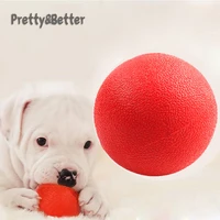 prettybetter dog toys for small large dogs toy rubber molar train solid bite resistant elastic odorless pet ball big dog toys
