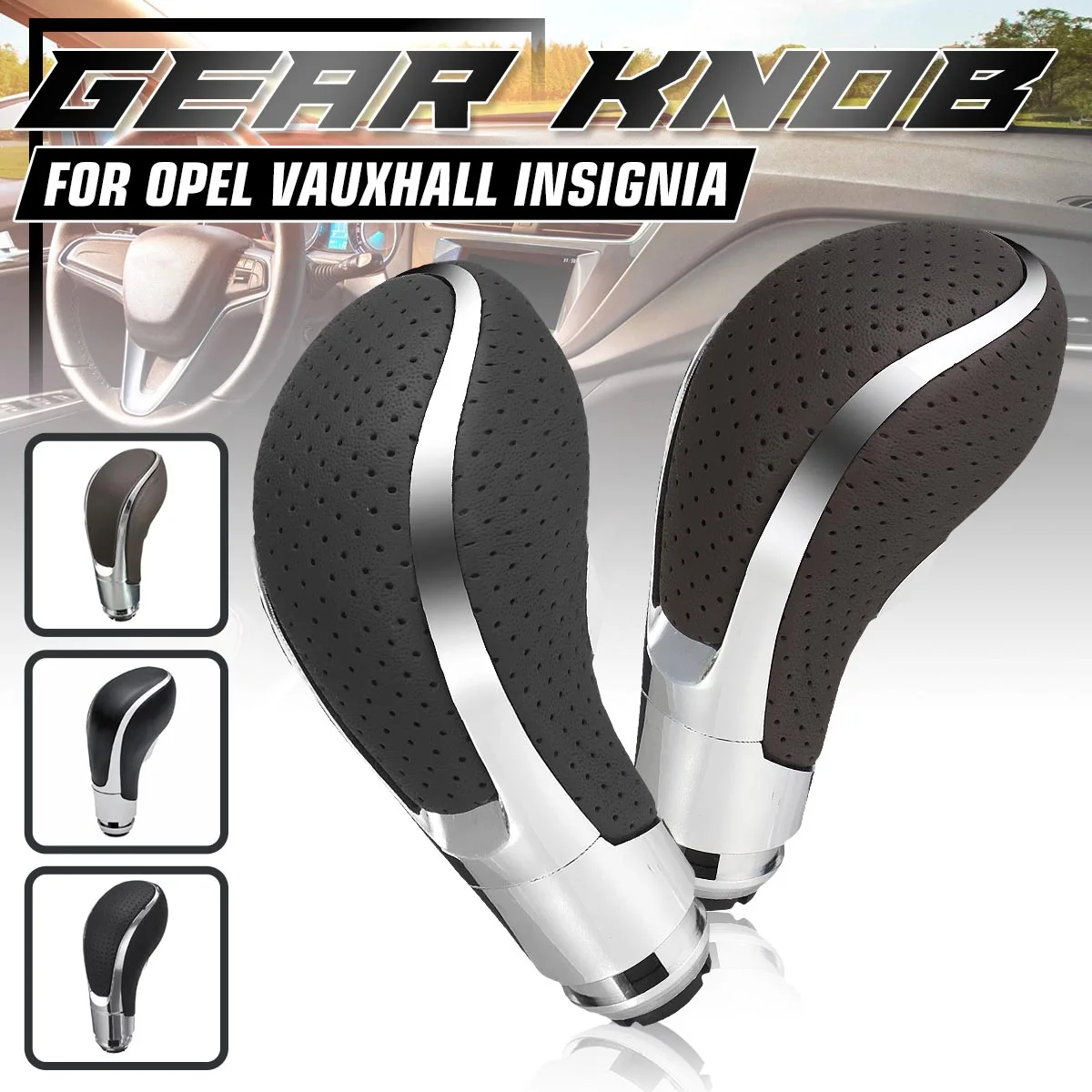 

Ручка переключения передач для автомобилей GM/Buick Regal/Opel Insignia/Vauxhall Insignia, из искусственной кожи