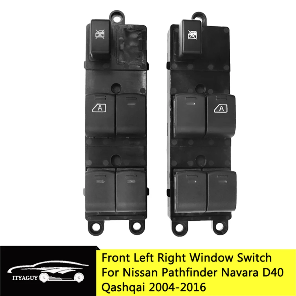 Передняя Левая Правая основная электрическая кнопка окна для Nissan Navara D40 Qashqai