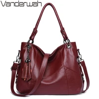 soft leather tassel luxury handbags women bags designer handbags high quality ladies crossbody hand tote bags for women 2020