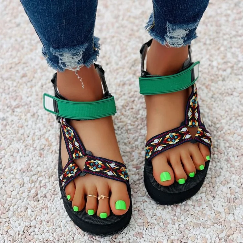 

Summer Thick Sole Shoes For Women Open Toed Women Sandals Casual 2021 Female Shoes Woman Backle Strap Platform Women's Sandalias