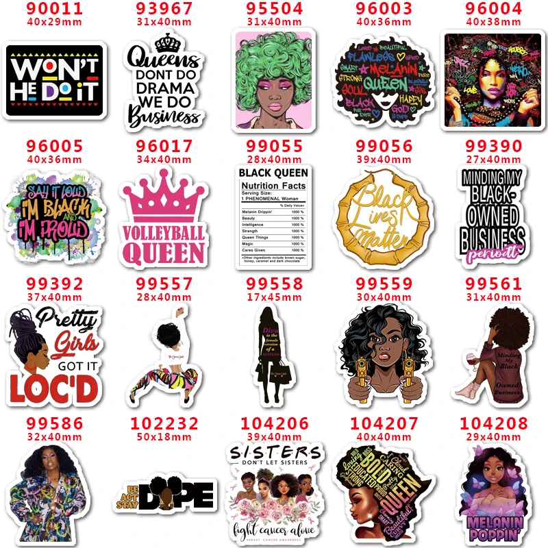 

Принадлежности для рукоделия «сделай сам», Швейные аксессуары, мультяшная черная девушка, волшебная печатная плоская смола, форма, 10 шт. PR-90011