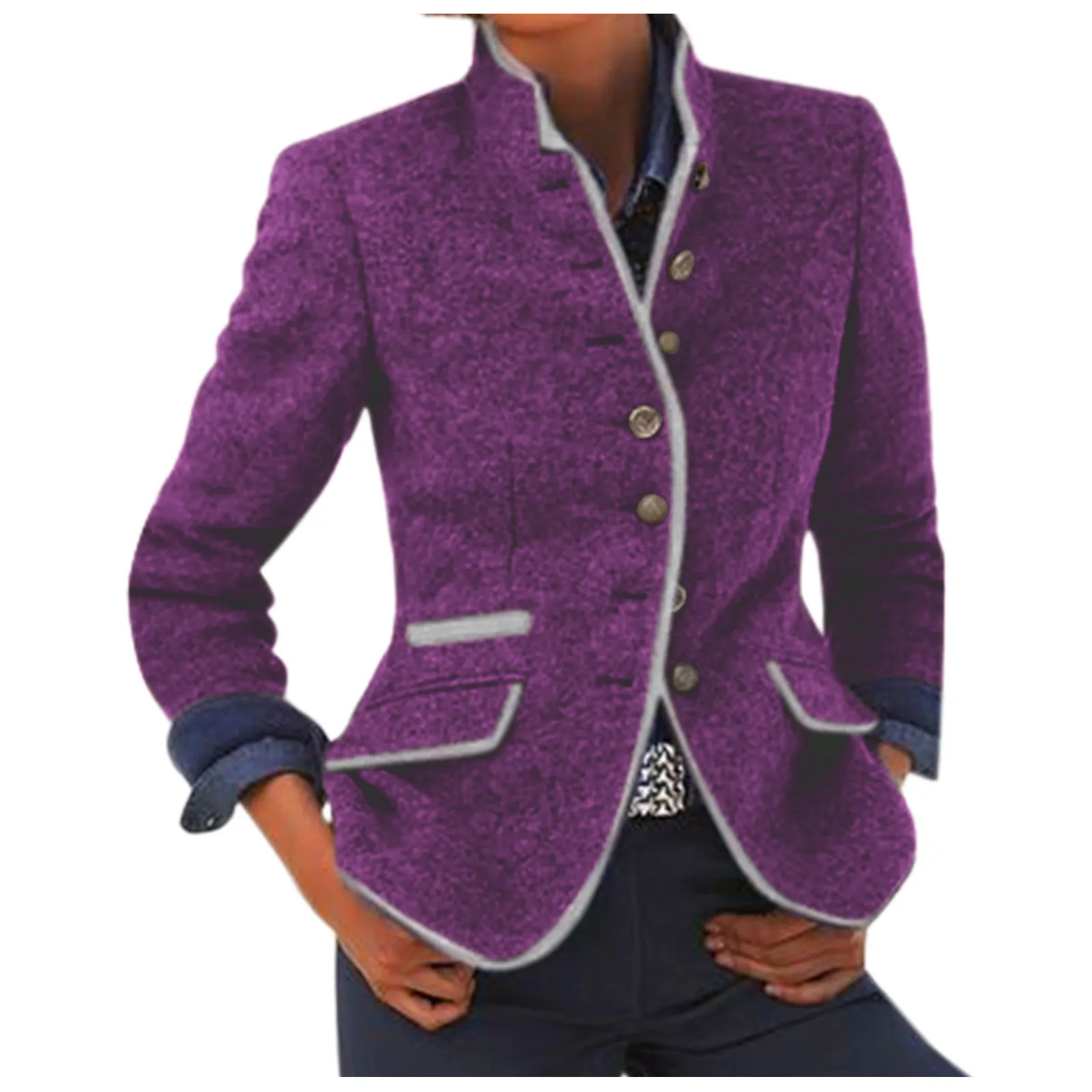 Женское флисовое пальто с воротником-шалью элегантное однотонное из смеси