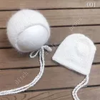 Шапочка для новорожденных, шапочка из норки с пушистыми бриллиантами