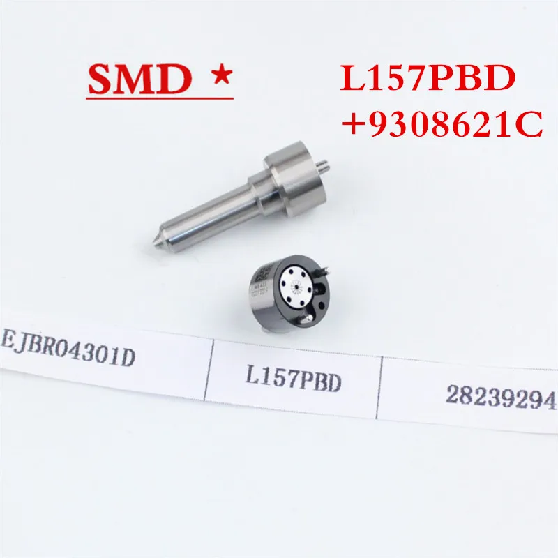 

New diesel common rail injector EJBR04301D nozzle repair kit with L157PBD nozzle and 9308-621C control valve high quality