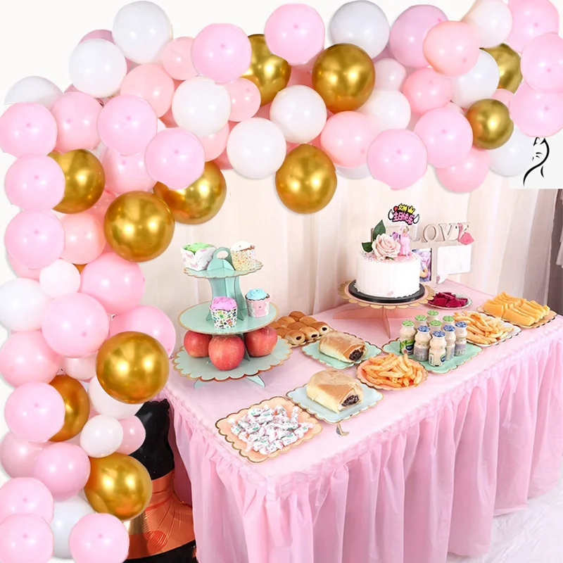 

12 inch metal latex balloon thickening candy color balloon party decoration Balloon Set