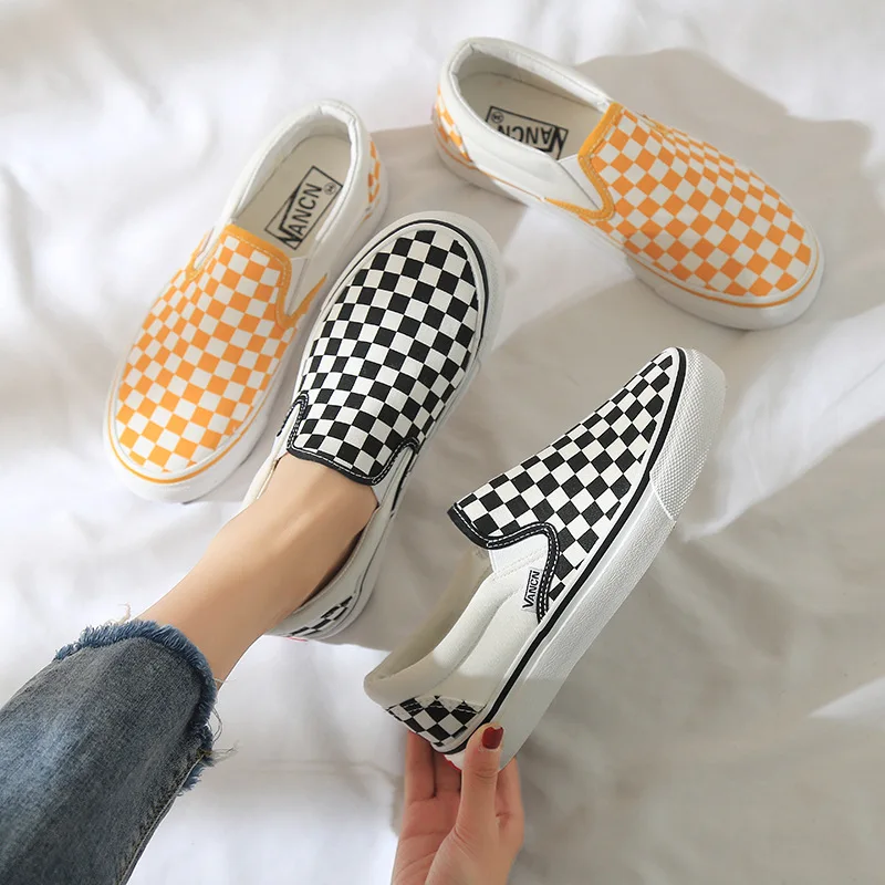 Женская парусиновая обувь на плоской подошве Кроссовки для скейтбординга Сезон