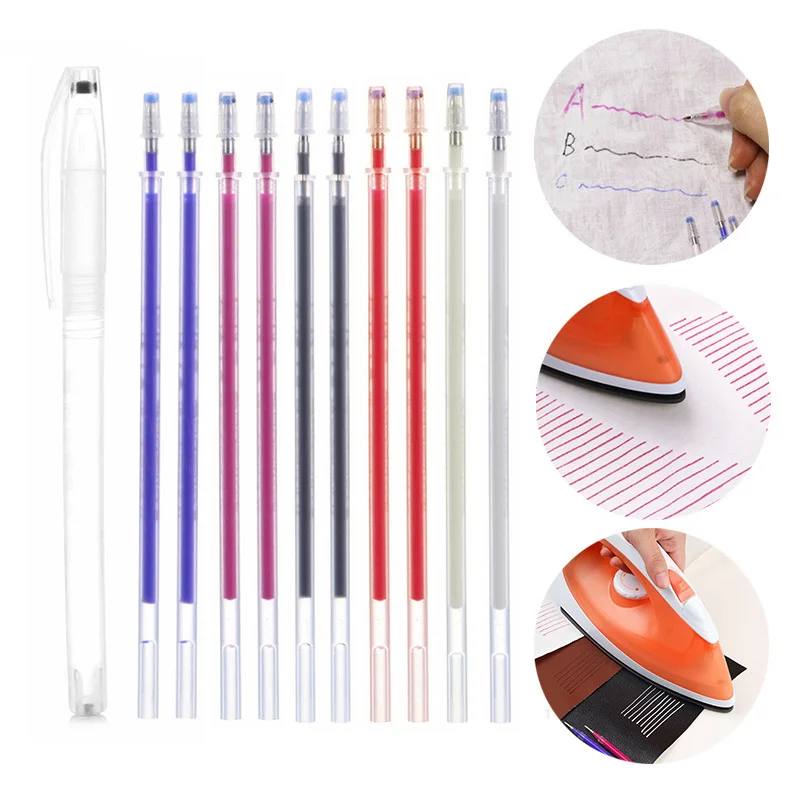 

1set Sewing pen High Temperature disappearing marker pens DIY drawing lines mark multi purpose craft Sewing drawing accessories