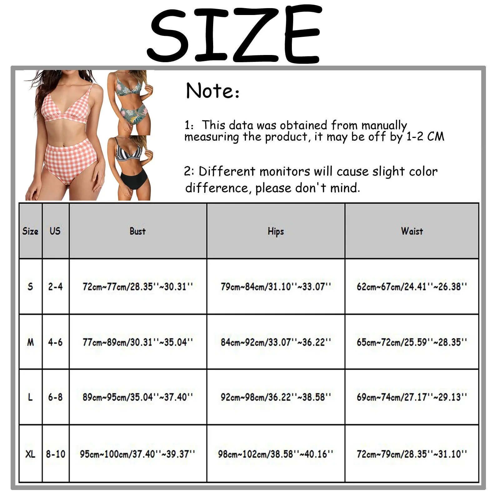 

Bikini Set Women's Striped Printing Padded Push Up 2 Piece Bikini Sets Swimsuits Beachweart Bikini 2021 Woman Brazilian Push up