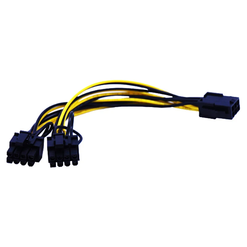 1 шт. кабели 22 см CPU 6Pin Female To 8Pin Male Graphics Video Card Dual PCI E PCIe кабель конвертер