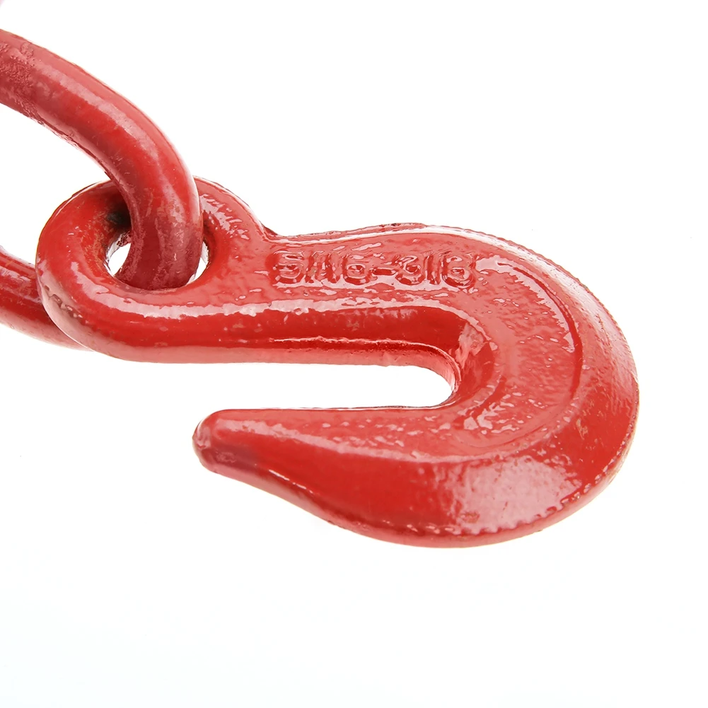 

45 Steel Load Binder Pull Lever 1/4 - 5/16" Chain Hook Tie Down Rigging Equipment Fixed function