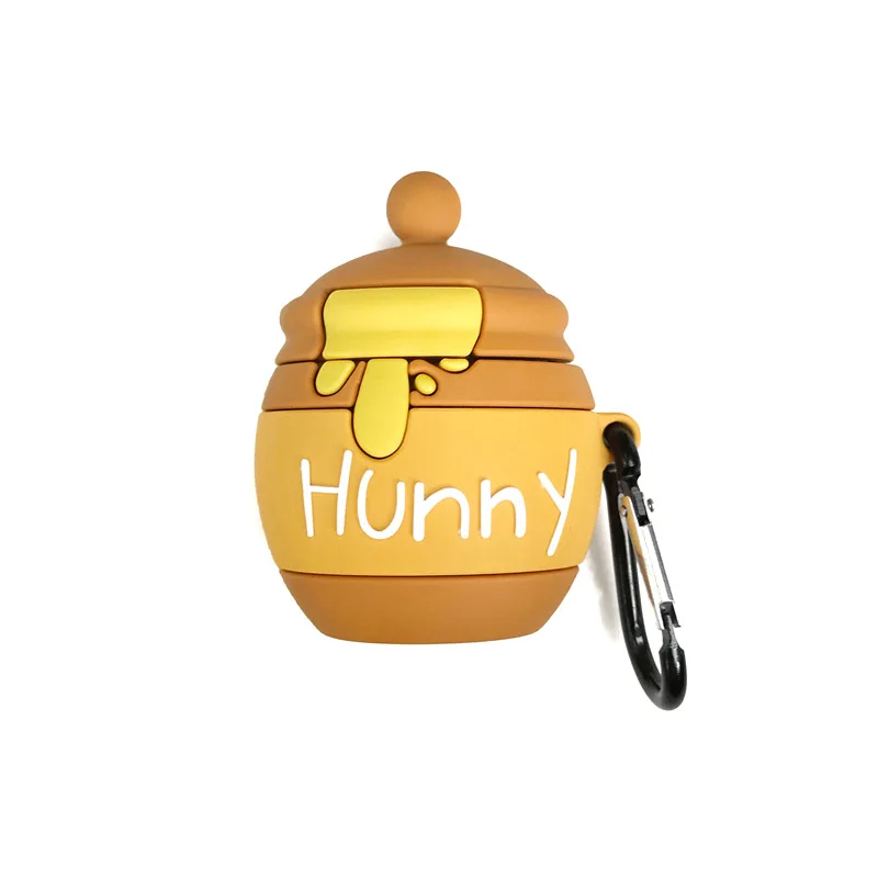 

Cartoon three-dimensional honey jar For Apple AirPods1/2 cases generation Bluetooth wireless headset cute silicone drop proof