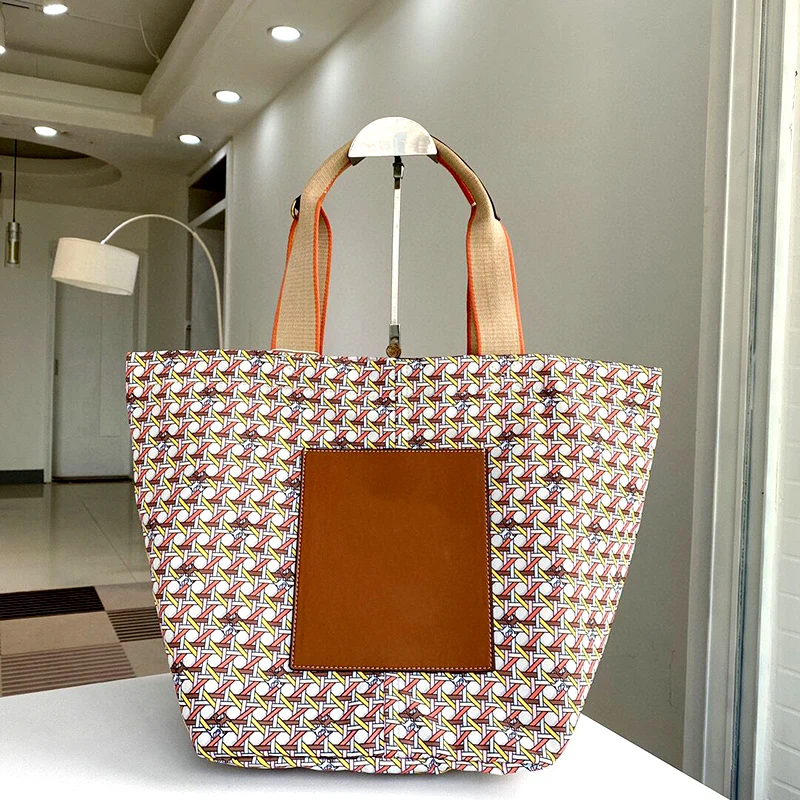 

Women Large Capacity Shopping Bags Fashion Printing Foldable Eco-Friendly Tote Folding Pouch Nylon Handbags шоперы сумка женская