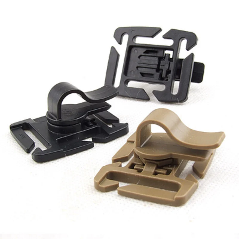 

Rotatable Drinking water Tube Clip Molle Hydration Bladder Straw Trap Hose Webbing clamp for Camelbak Water Pack Bag