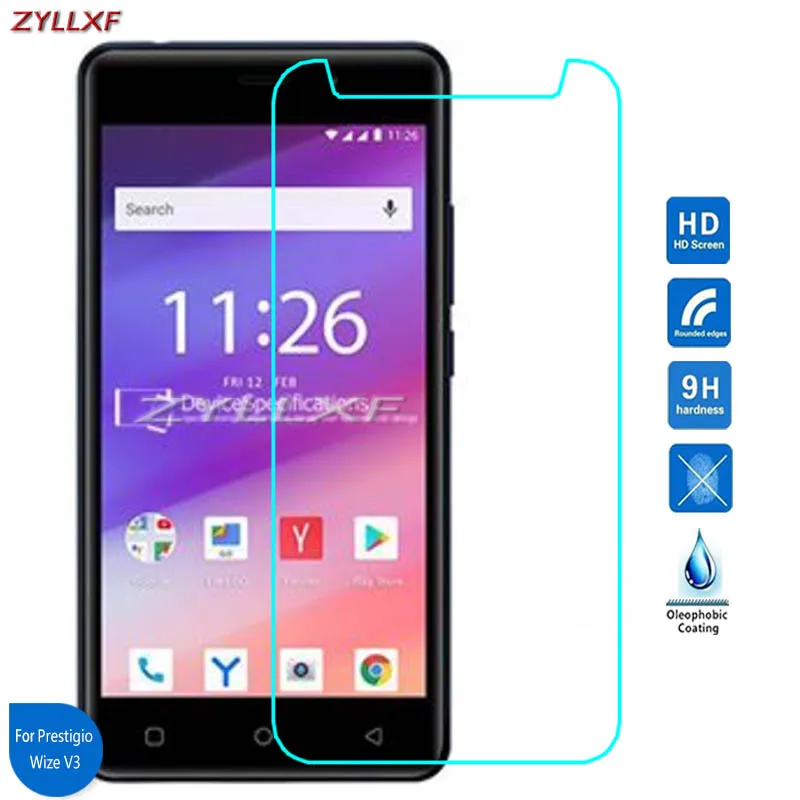 Для Prestigio Wize V3 протектор экрана из закаленного стекла 9H 5 дюймов взрывозащищенный