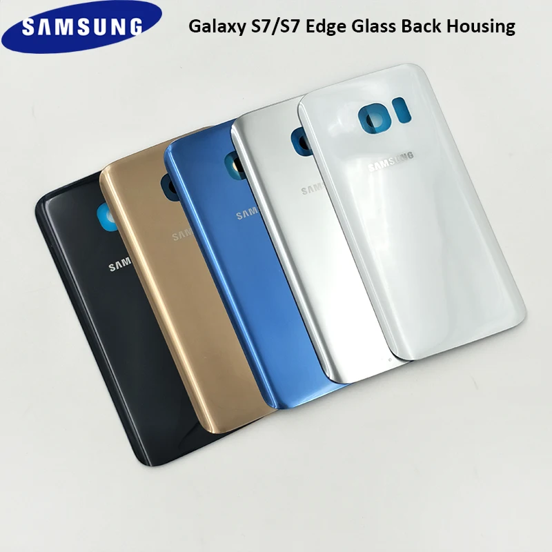 Официальная оригинальная задняя крышка батарейного отсека Samsung Galaxy S7 / edge сменный