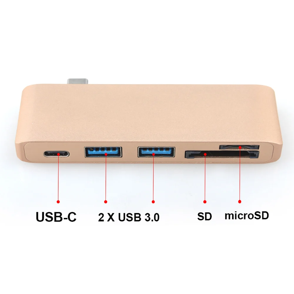 Два порта USB C концентратор до 4K HDMI адаптер Thunderbolt 3 двойной USB 3,1 данных type-C концентратор TF SD PD адаптер для MacBook Pro Air 13