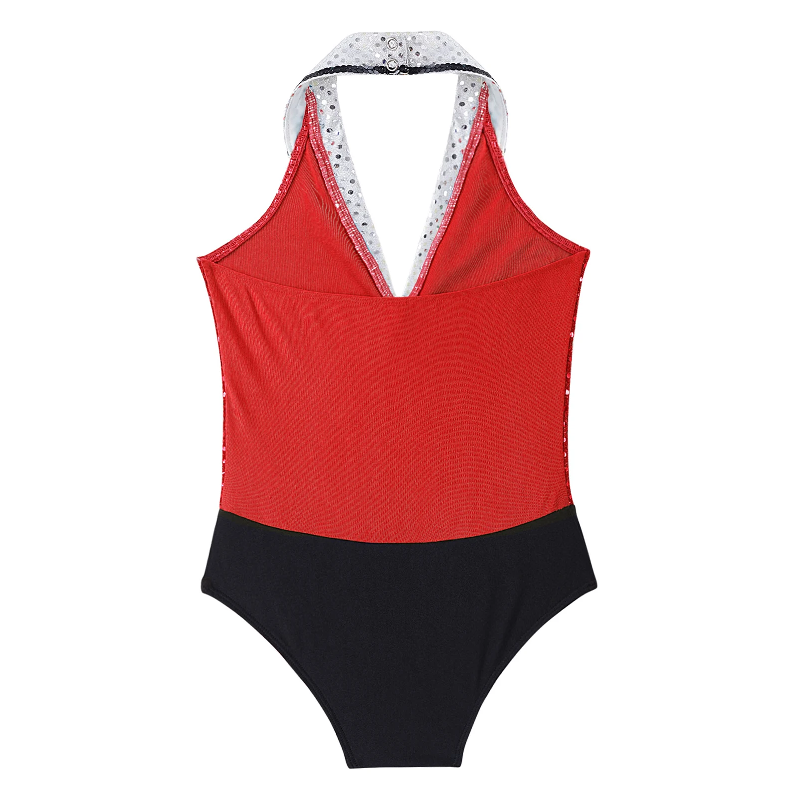 Детское балетное трико с блестками для девочек боди выступлений на сцене