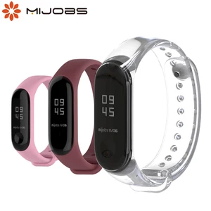 Силиконовый ремешок для Xiaomi Mi Band 4, наручный браслет для Mi Band 4, смарт-браслеты, аксессуары для Xiaomi Band 3 глобальная версия