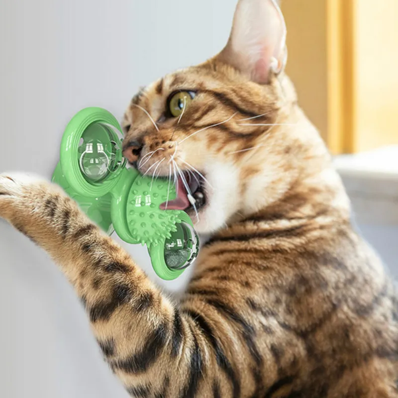 Игрушка для домашних животных игрушка кошек Интерактивная вращающаяся ветряная