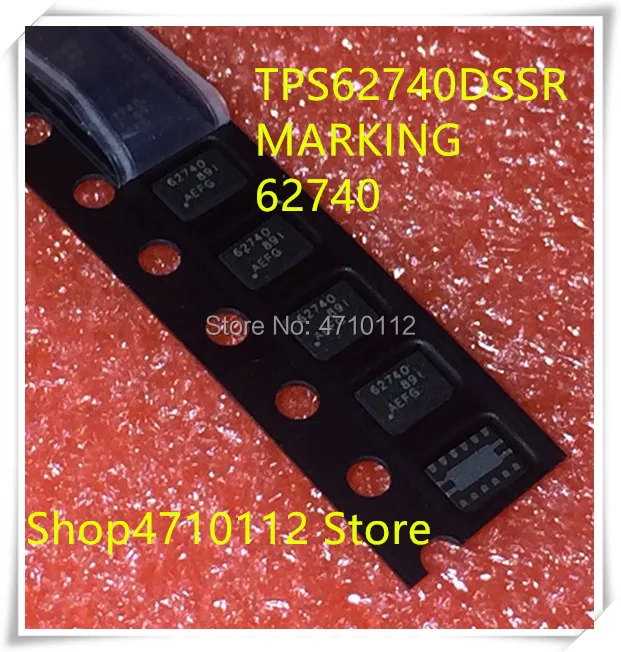 Новинка 10 шт./лот tps62740dsr TPS62740 маркировка 62740 IC REG BUCK ADJ 300MA WSON-12