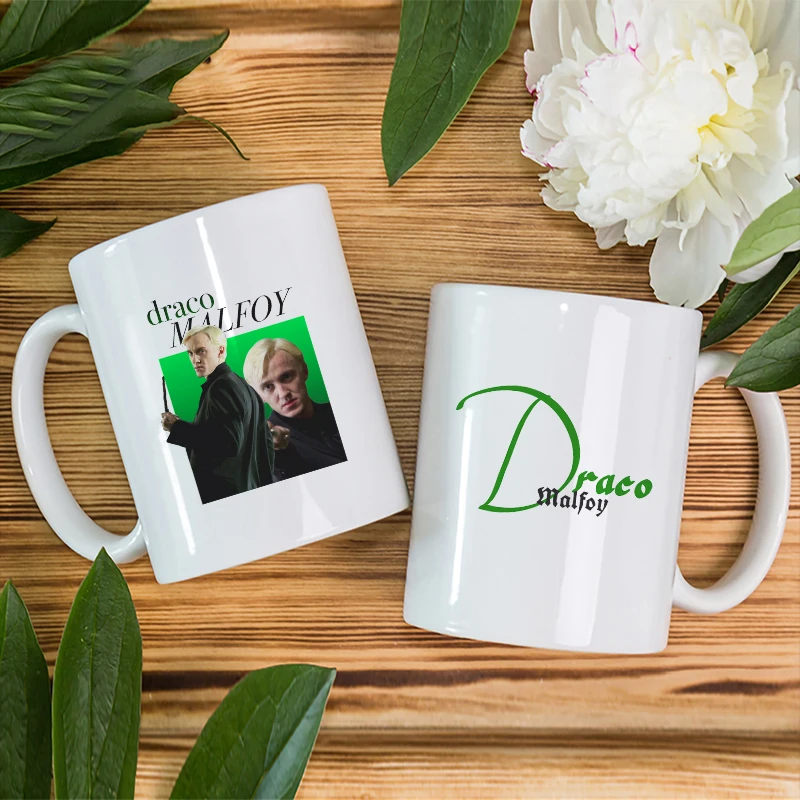 

Draco Malfoy Classic Aesthetic Art print Mugs fun graphic Cup Customized Premium Mug Coffee Cup Milk Cup Water Cups