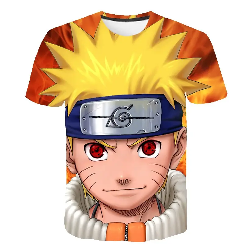 anime Naruto kakashi t shirt boys girls 3D T-shirt naruto cosplay Sweatshirts action figure tee shirts kids tops | Детская одежда и