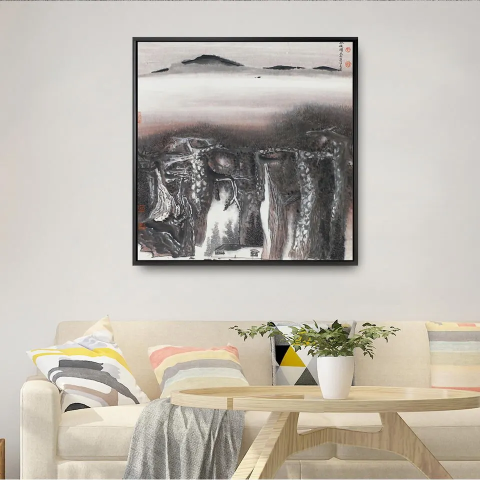 Настенные картины на холсте Декор для дома акварель пейзаж Настенная картина