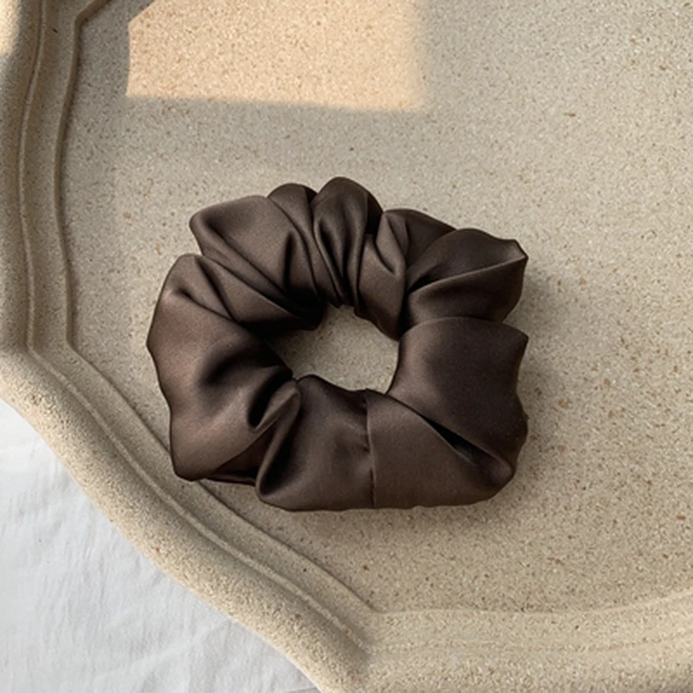 Модная женская бархатная резинка для волос прекрасные атласные резинки яркие