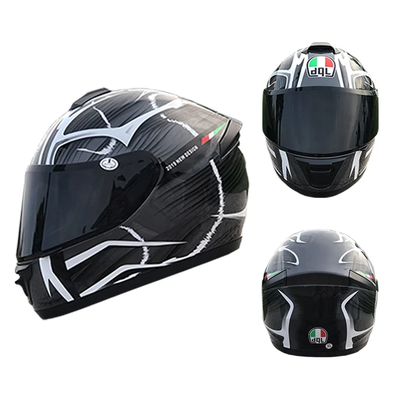 

Motorcycle Helmet Full Face DOT Electric Bicycle Knight Off-Road Riding Helmet Motorcross Equipment For Man Women