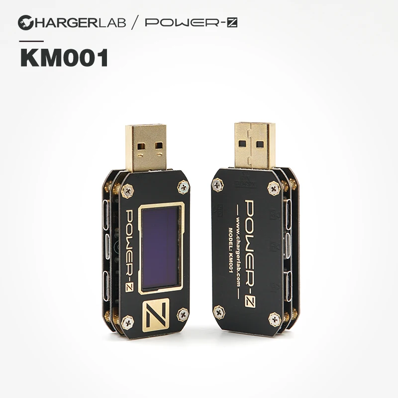 

Type-C KM001 POWER-Z Portable USB PD Tester QC3.0 2.0 PD Digital Voltage Digital Voltmeter Current Meter Power Bank Detector