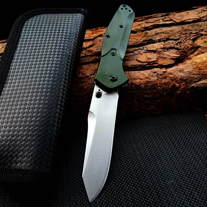 White blade BM940 Складной нож S30V Лезвие Карманный Компактный Тактический Открытый Инструмент Алюминиевая Ручка Кемпинг Охота выживания спасательный нож OEM - Цвет: White blade