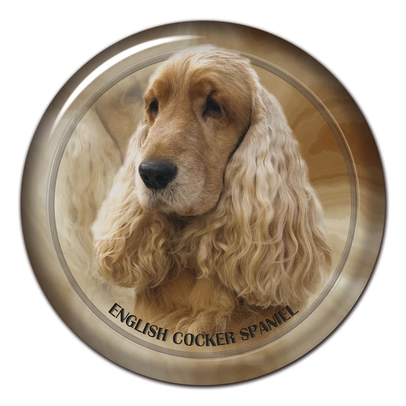 

B0850 #13 см/20 см, самоклеящаяся наклейка, Английский кокер-спаниель, собака V4, автомобильные наклейки, декорации на бампер, заднее стекло, ноутбук