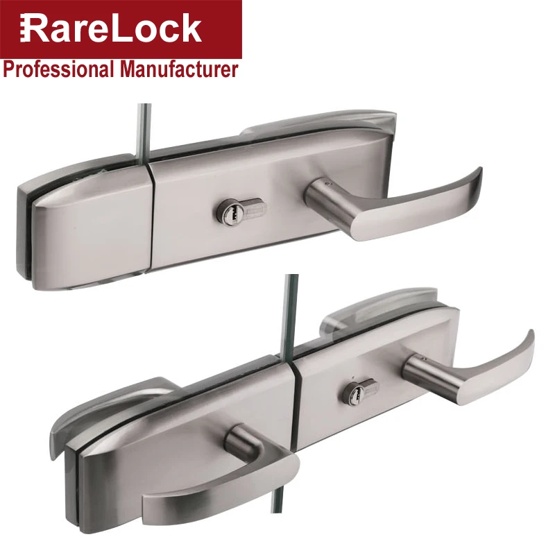 

Двойная стеклянная дверная ручка, замок с латунными ключами для офиса, домашней мебели безопасности, фурнитура, замок разреженного типа MS422D...