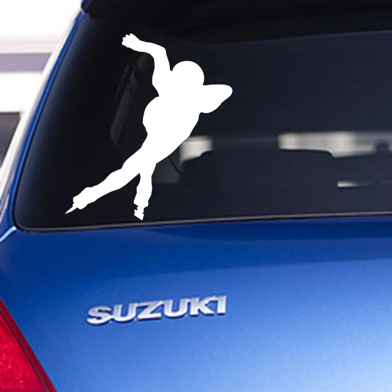 

Speed Skating Sticker Decal Skiing Ice Sports Posters Vinyl Pegatina Wall Decals Decor Mural Car Skating Decal